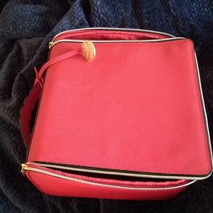 NWOT Red Estee Lauder Travel Case